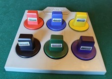 Timbri Masters of the Universe con espositore MOTU anno 1985