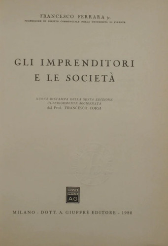 Gli imprenditori società - imprenditori, e