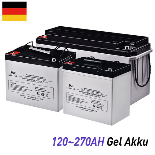 Sunstone 12v gel batteria - 12v,