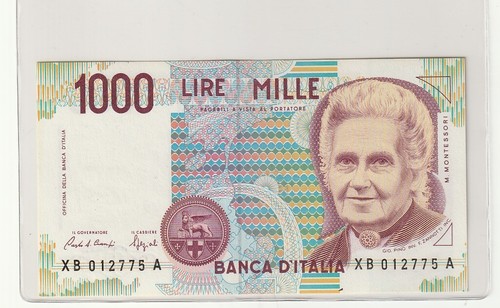 Mille lire montessori - lire,