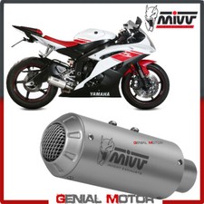 Terminale Scarico MIVV MK3 Inox kat per YAMAHA YZF 600 R6 2006 > 2016