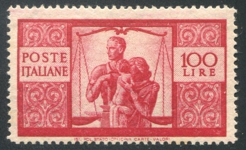 1946 democratica 100 - democratica, lire
