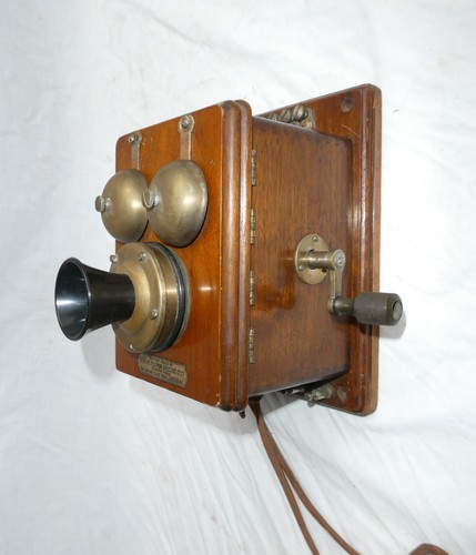 Antique sterling telephone - antique,
