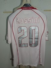 MAGLIA CALCIO SHIRT MAILLOT SPORT MATCH WORN LIVORNO ROSSINI INDOSSATA
