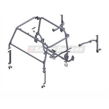 RBL1387SSS ROLL CAGE SAFETY DEVICES ESTERNO/INTERNO A 8 PUNTI DEFENDER 90 DAL 19