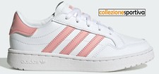 SCARPE BAMBINO/BAMBINA ADIDAS TEAM COURT - EF6823 col.bianco/rosa