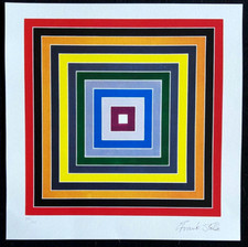 Frank Stella Litografia COA