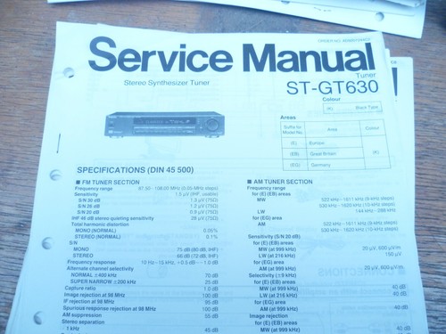 Technics gt630 - technics, st-gt630