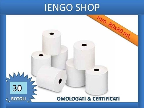 Rotoli termici x 80 - mm.80,