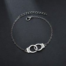Unique Freedom Handcuffs Fashion Chain Bracelet For Men And Women