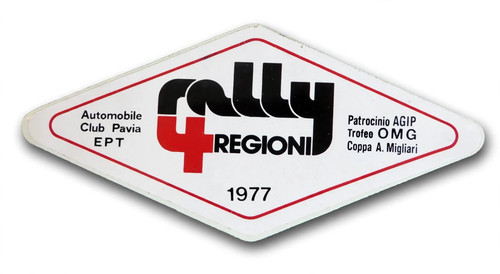 Adesivo rally regioni - adesivo, 4