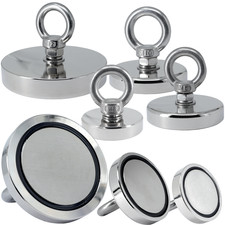 Magnete da montagna al neodimio magnete pesca pesca magneti da 80 kg a 600 kg magnete con base in acciaio occhiello