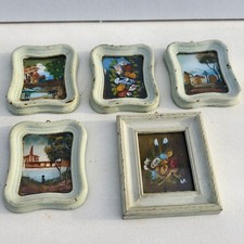 5 Quadretti Fiori Paesaggio