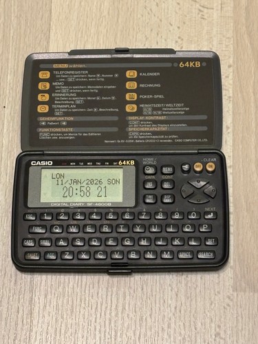 Organizer vintage casio - organizer,