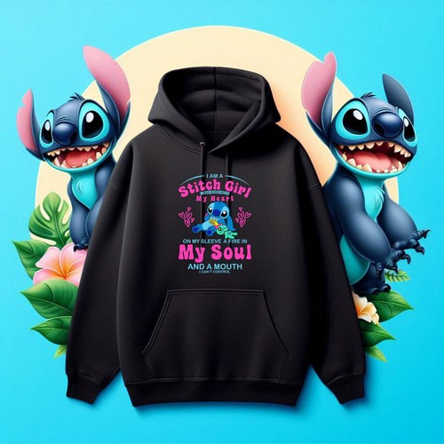 Felpa con cappuccio - , stitch
