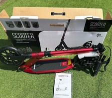 Scooter Mashed Up 200mm Rosso Regolabile Pieghevole Push Kick Scooter (Consegna Gratuita)