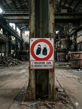 Cartello Industriale Vintage