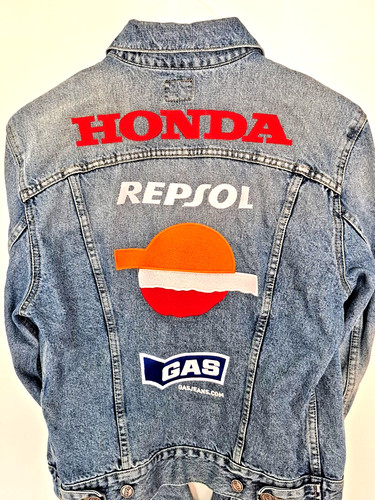 Giacca jeans gas repsol - giacca,