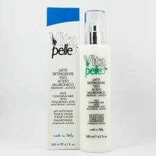LATTE DETERGENTE ACIDO IALURONICO ANTIRUGHE VISO 200ML VITAPELLE PHYTO SINTESI