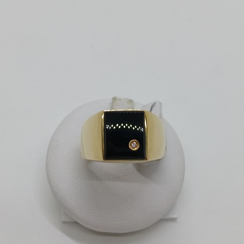 Anello uomo oro giallo - da,