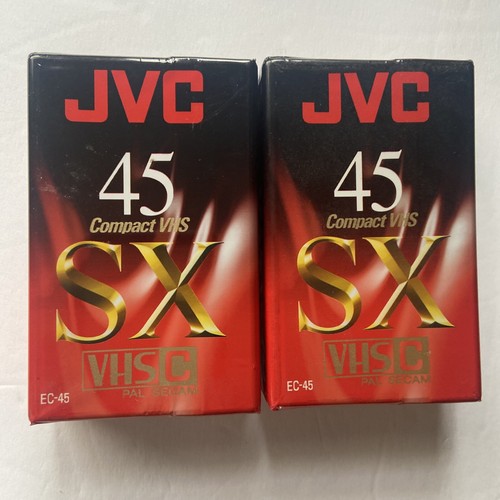 Jvc compact vhs c lot - 45, -compact