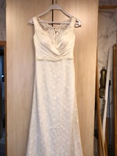 Brautkleid - creme- weiß -