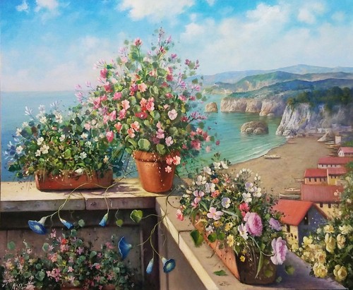Damato paesaggio marino - "paesaggio, marino"