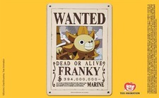 FRANKY ONE PIECE TARGA WANTED