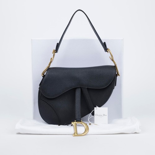 Dior grain leather saddle - dior,