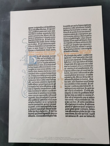 Prima pagina del vangelo - prima,