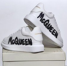 SCARPE ALEXANDER McQUEEN GRAFFITI UOMO BIANCO TAGLIA 41 42 43 44 45 CS