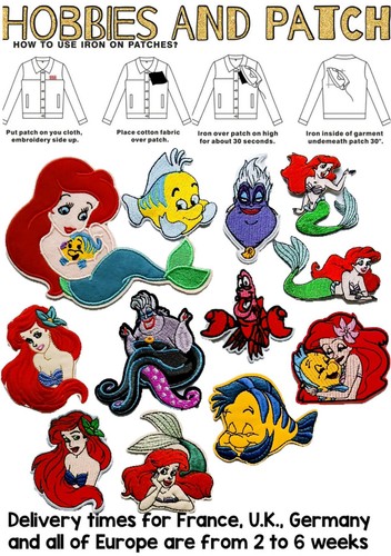 Patch ariel little mermaid - ariel,