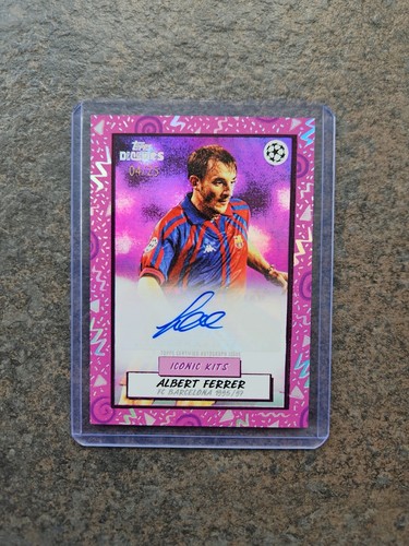 Albert ferrer auto topps - albert,