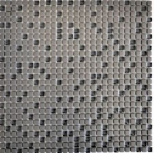 Mosaico Tessere riciclaggio smalto grigio-marrone vetro opaco 140-05G_f|10foglie