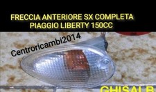 FRECCIA ANTERIORE SX TRASPARENTE COMPLETA PIAGGIO LIBERTY 150CC 