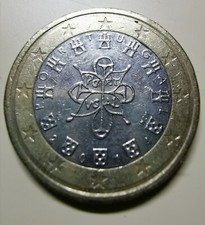 Moneta 1 euro del Portogallo del 2014