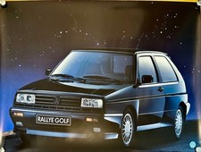 Poster Volkswagen Golf Rallye