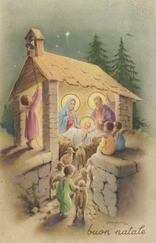 Cartolina augurale buon - augurale,