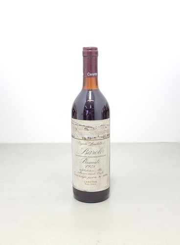 Barolo brunate 1978 vigneto - 1978,