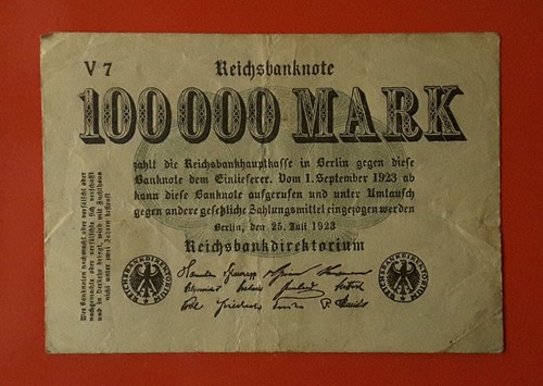 Banconota 100000 mark 1923 - banconota,