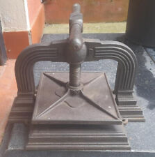 ? ANTICA PRESSA TORCHIO X RILEGATURA LIBRI IN GHISA - ORIGINALE ITALIA LIBERTY