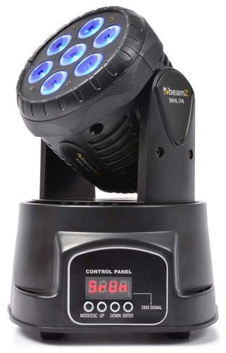 Beamz mhl74 wash 7x10w - wash, quad