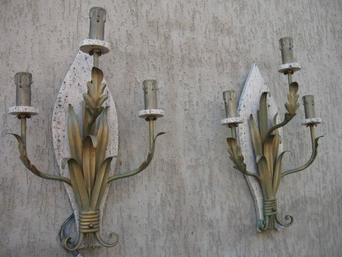 Coppia appliques ferro - coppia,