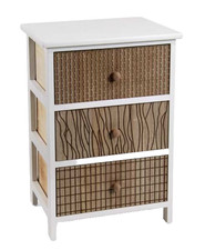 CASSETTIERA 3 CASSETTI LEGNO