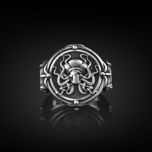 Anello uomo argento - da, in