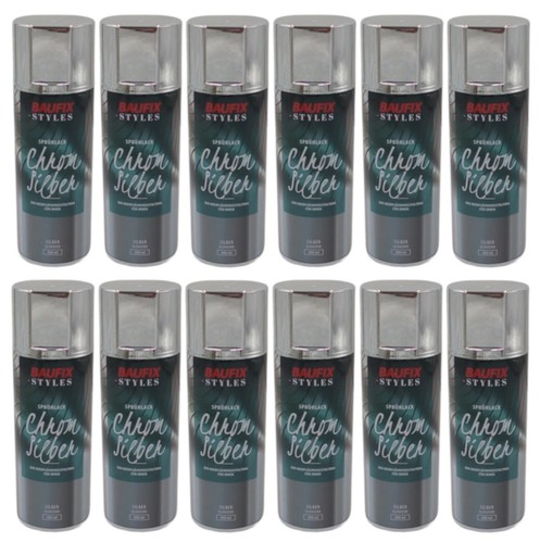 12x baufix cromo - cromo, argento
