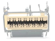 Asse trinciaerba trattorino a