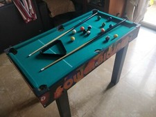 TAVOLO DA BILIARDO piccolo mini + stecche in legno e palline in ceramica