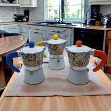 CAFFETTIERA DECORO MAIOLICHE