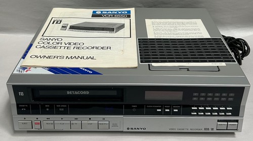 Vintage sanyo vcr 4650 - vcr,